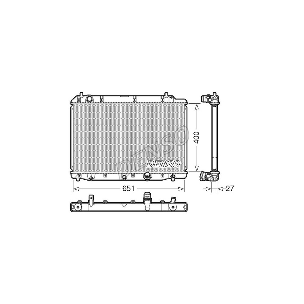 DENSO Kühler, Motorkühlung DRM40036