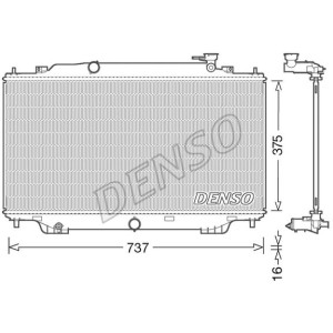 DENSO Kühler, Motorkühlung DRM44042