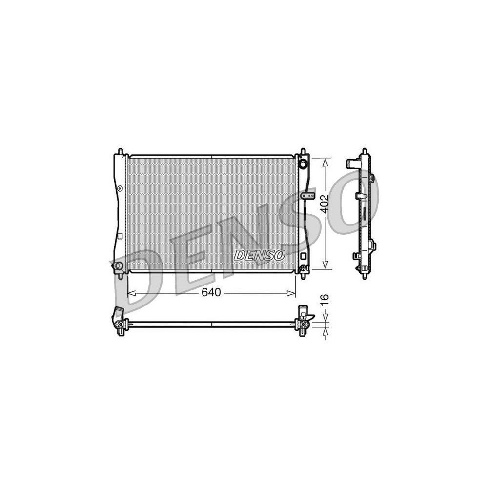 DENSO Kühler, Motorkühlung DRM45009