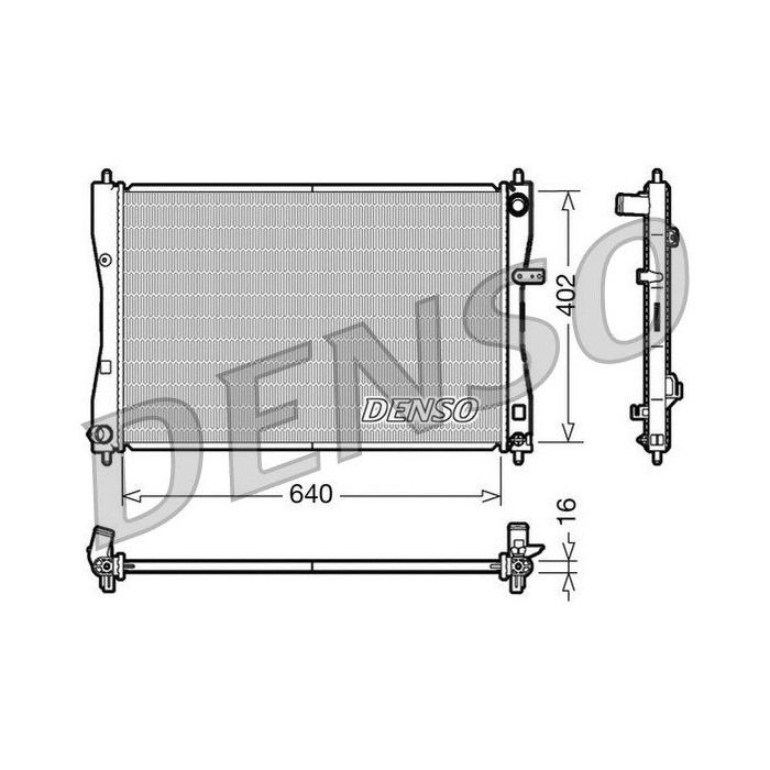 DENSO Kühler, Motorkühlung DRM45009