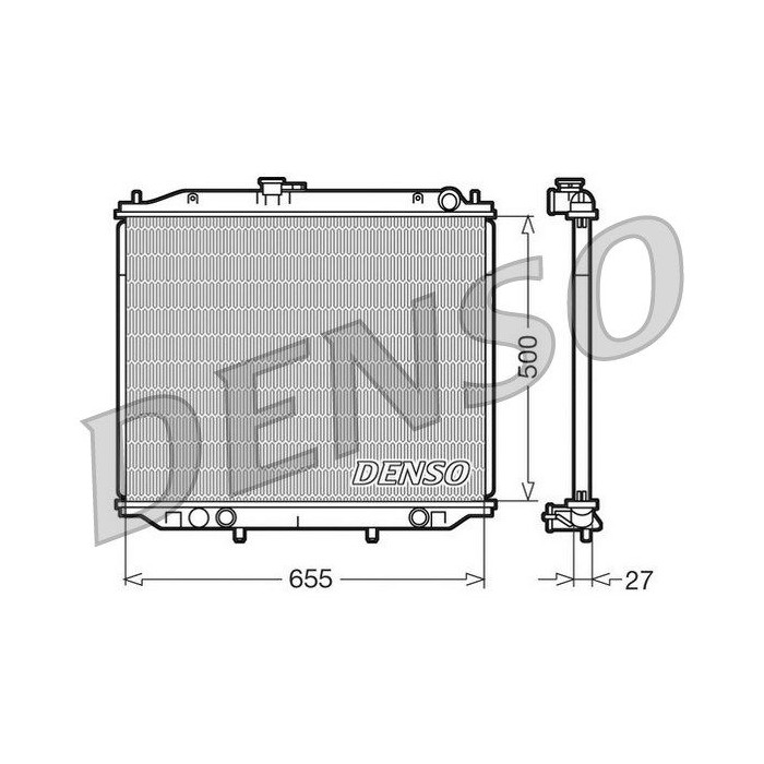 DENSO Kühler, Motorkühlung DRM46020