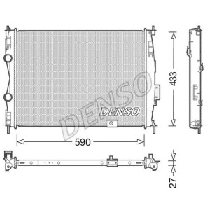 DENSO Kühler, Motorkühlung DRM46051