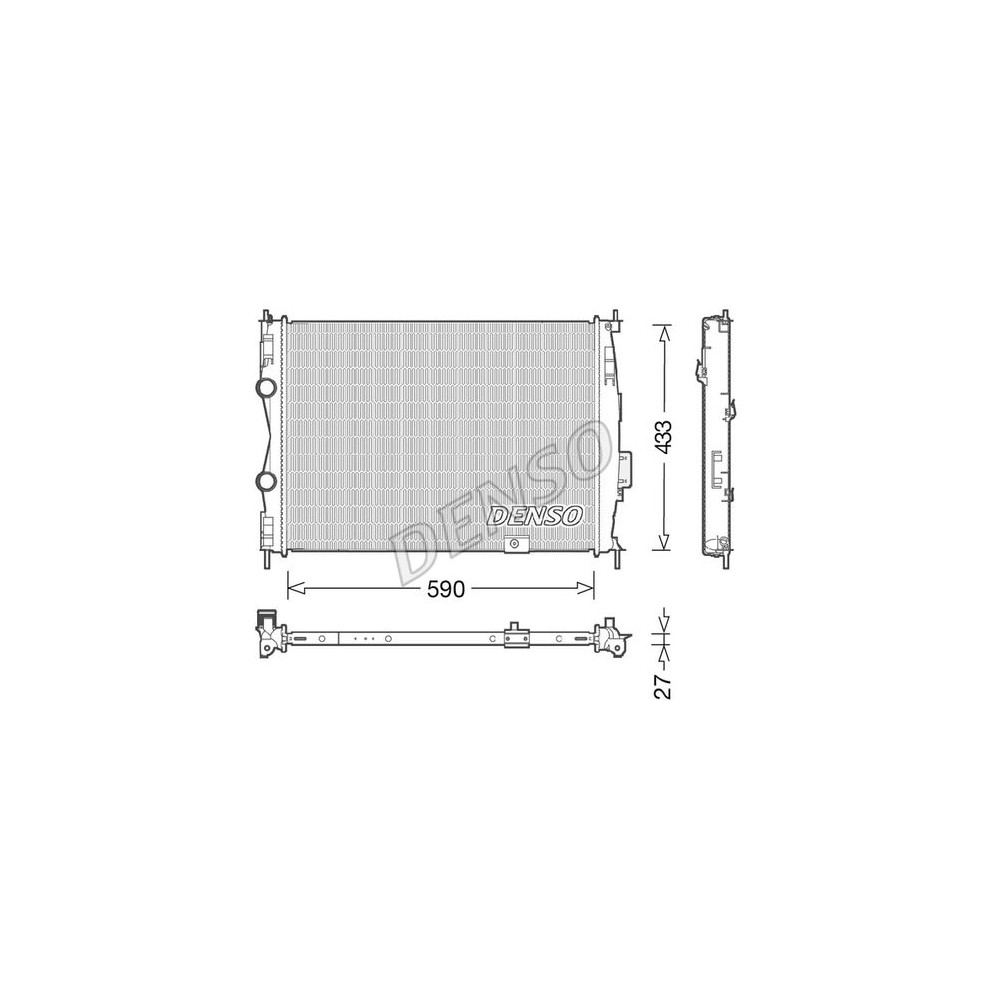 DENSO Kühler, Motorkühlung DRM46051