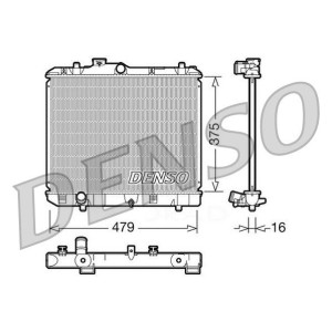 DENSO Kühler, Motorkühlung DRM47004