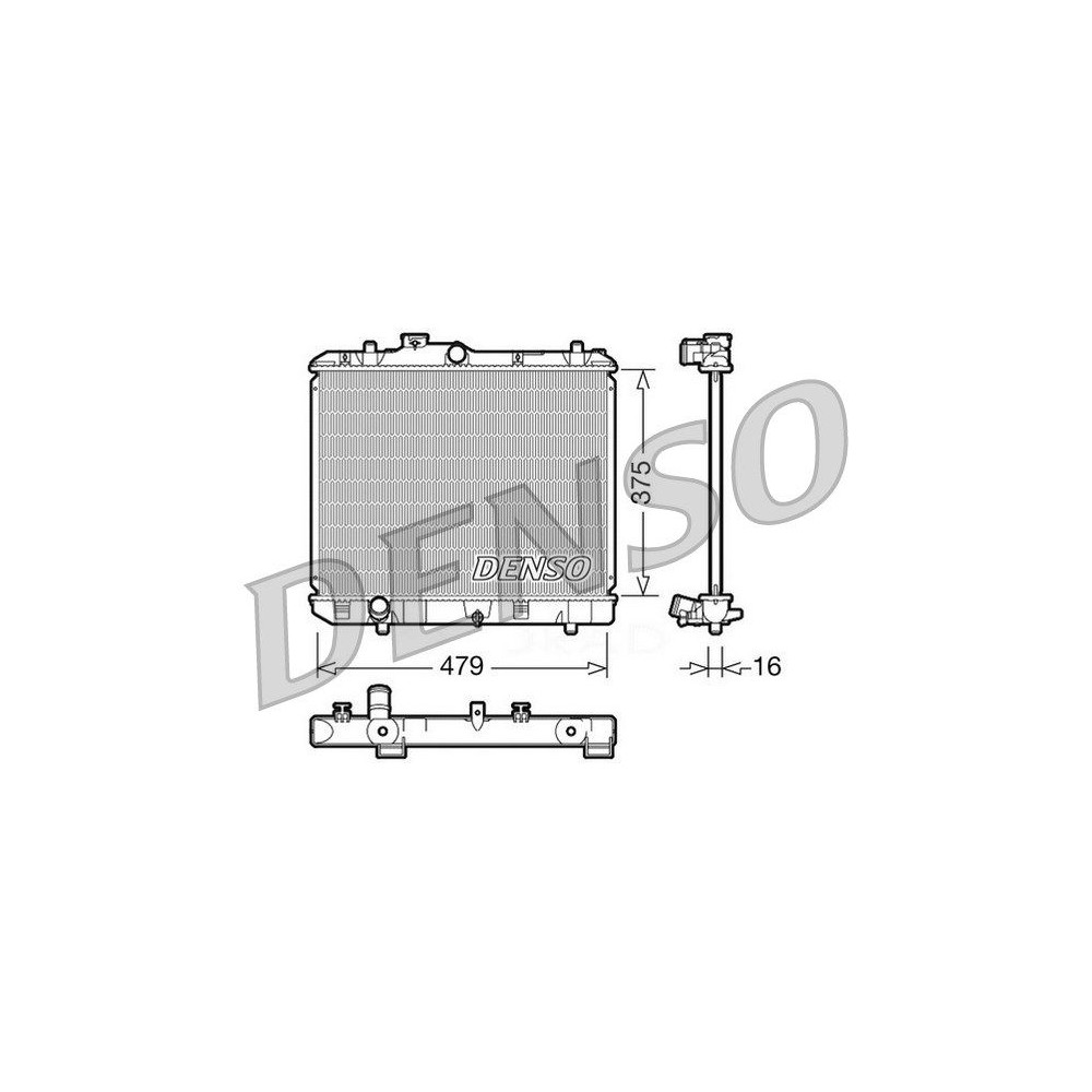 DENSO Kühler, Motorkühlung DRM47004