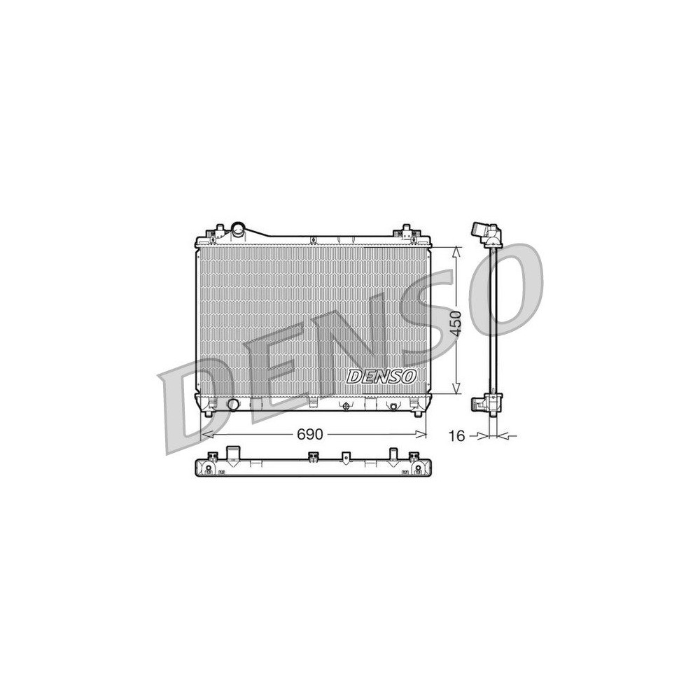 DENSO Kühler, Motorkühlung DRM47011