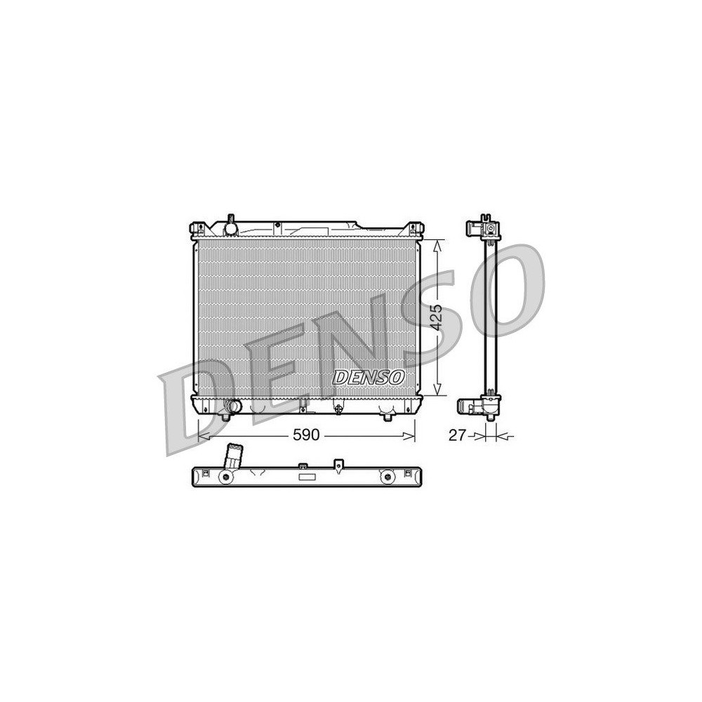 DENSO Kühler, Motorkühlung DRM47019