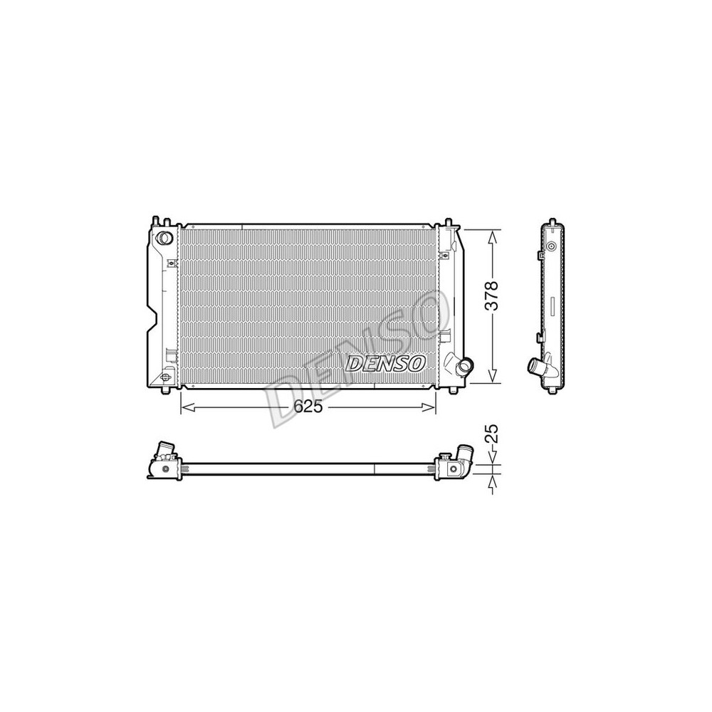DENSO Kühler, Motorkühlung DRM50119