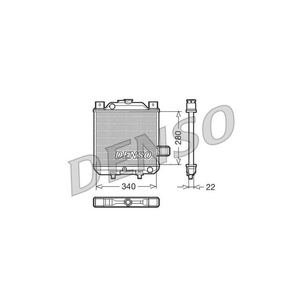 DENSO Kühler, Motorkühlung DRM99006