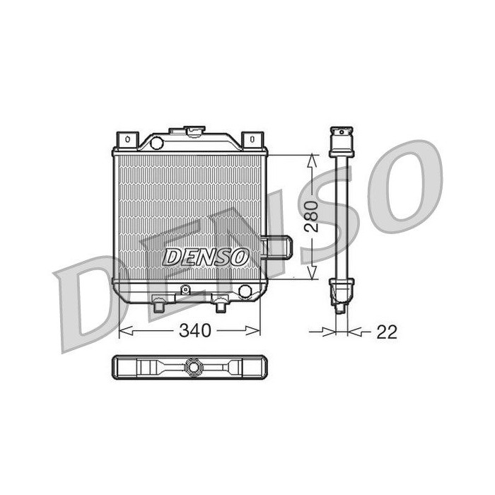 DENSO Kühler, Motorkühlung DRM99006