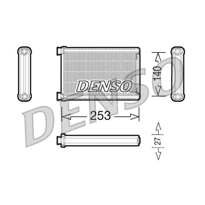 DENSO Wärmetauscher, Innenraumheizung DRR05005