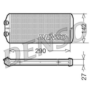 DENSO Wärmetauscher, Innenraumheizung DRR07005