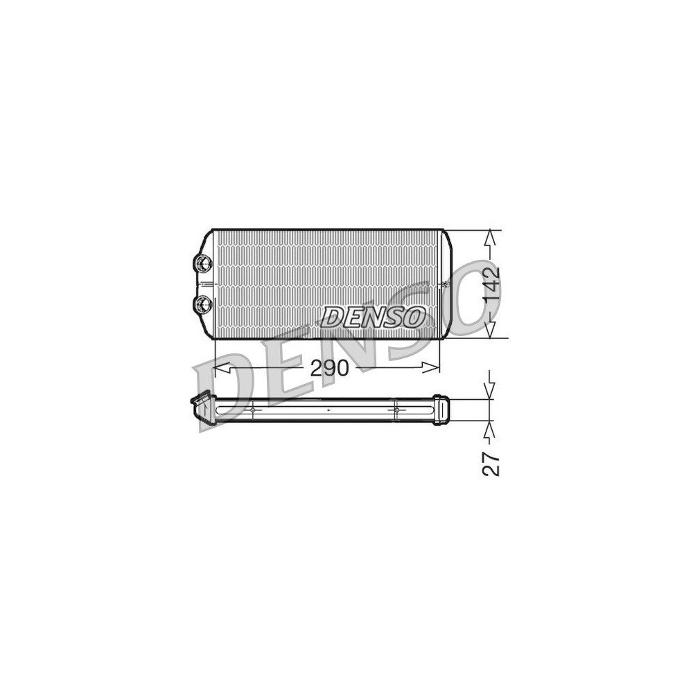 DENSO Wärmetauscher, Innenraumheizung DRR07005