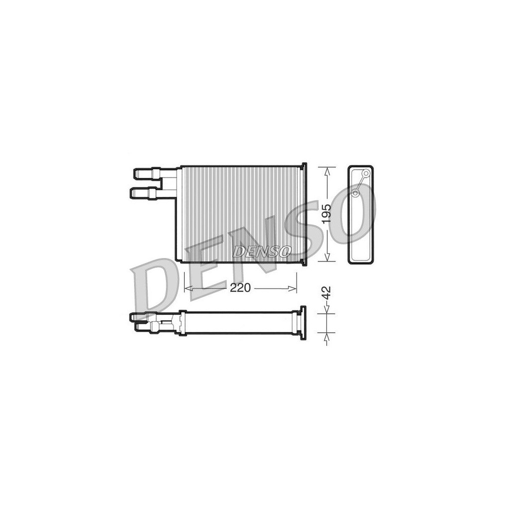 DENSO Wärmetauscher, Innenraumheizung DRR09031