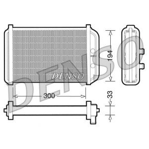 DENSO Wärmetauscher, Innenraumheizung DRR09033