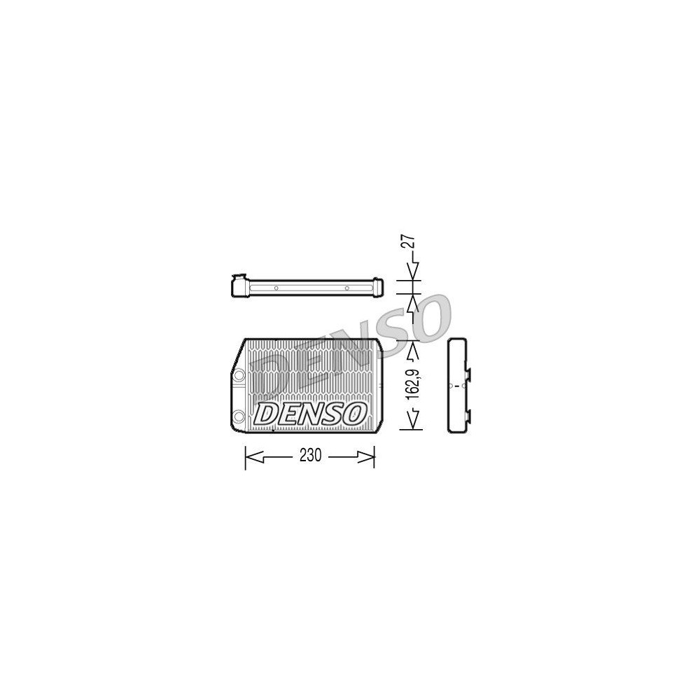 DENSO Wärmetauscher, Innenraumheizung DRR09034