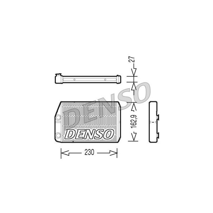 DENSO Wärmetauscher, Innenraumheizung DRR09034