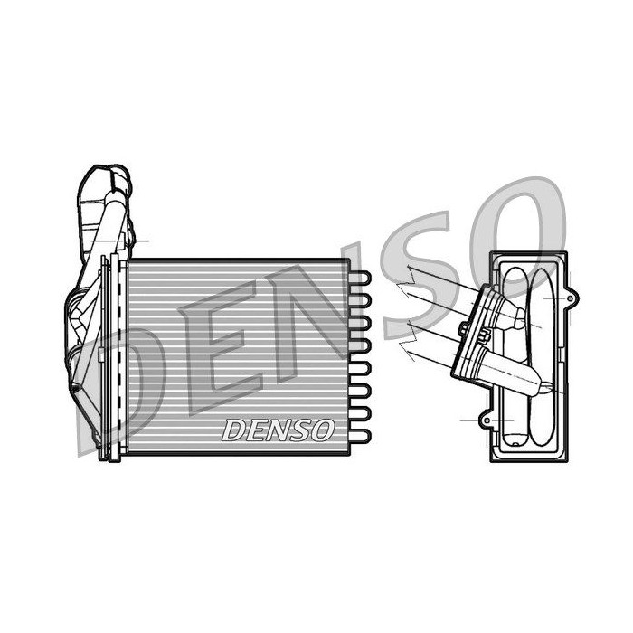 DENSO Wärmetauscher, Innenraumheizung DRR09042
