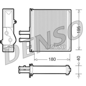 DENSO Wärmetauscher, Innenraumheizung DRR09060