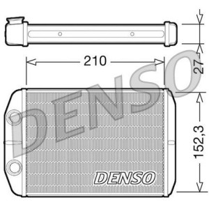 DENSO Wärmetauscher, Innenraumheizung DRR09073