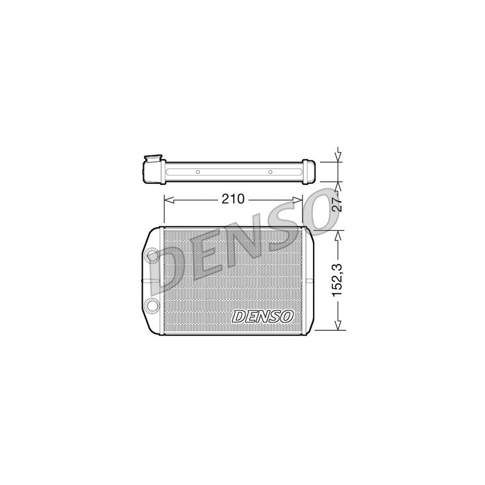 DENSO Wärmetauscher, Innenraumheizung DRR09073