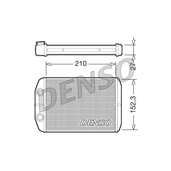 DENSO Wärmetauscher, Innenraumheizung DRR09073