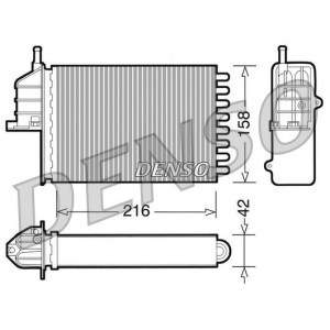 DENSO Wärmetauscher, Innenraumheizung DRR09080