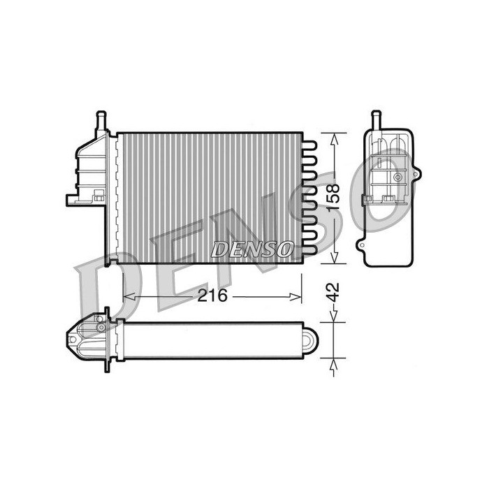 DENSO Wärmetauscher, Innenraumheizung DRR09080
