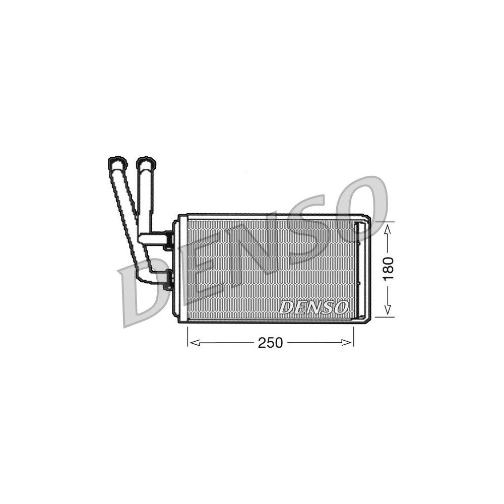 DENSO Wärmetauscher, Innenraumheizung DRR09100