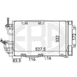ERA Kondensator, Klimaanlage 667015