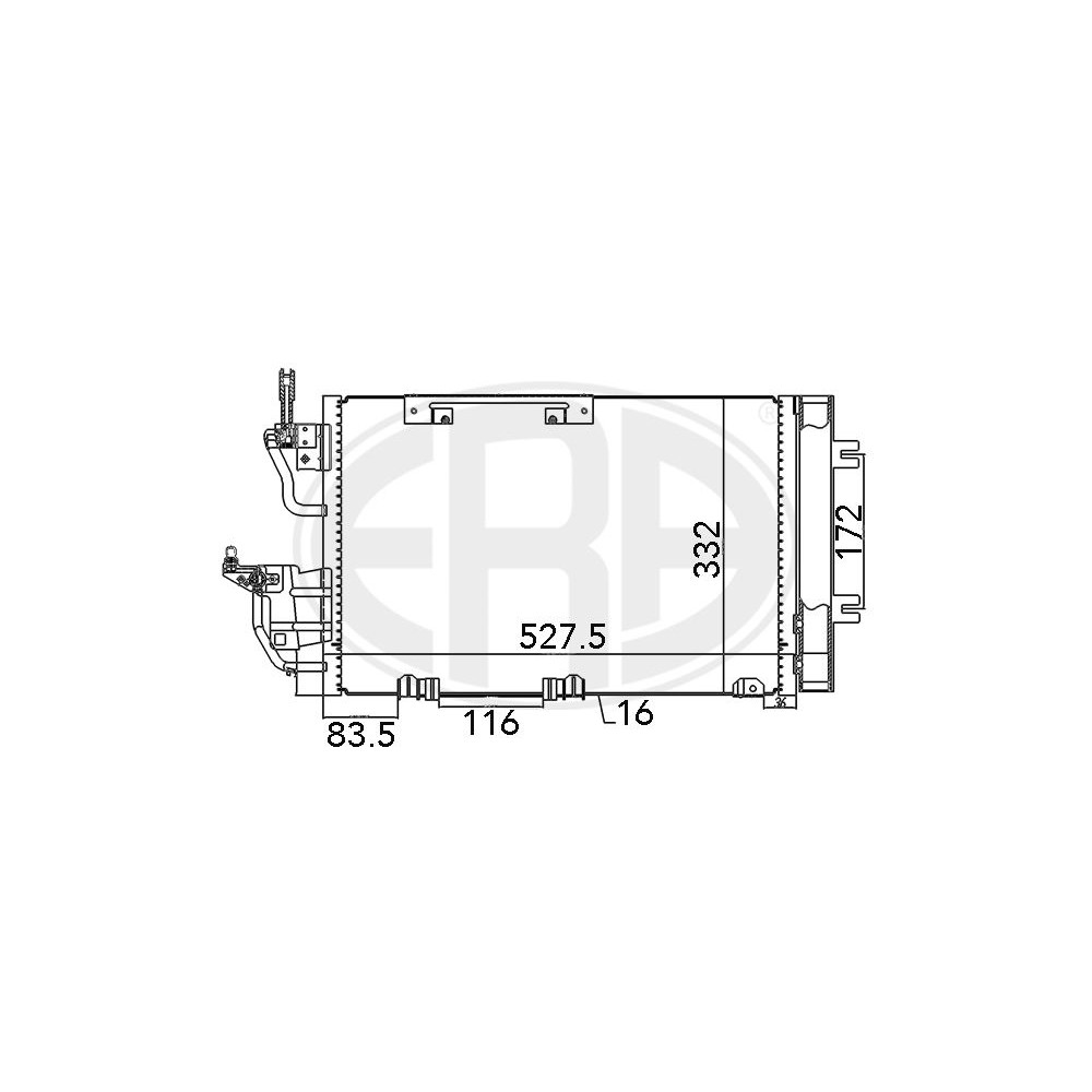 ERA Kondensator, Klimaanlage 667015