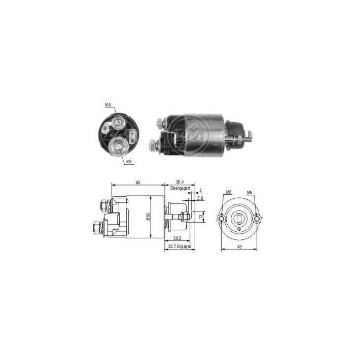 ERA Magnetschalter, Starter ZM702