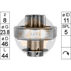 ERA Freilaufgetriebe, Starter ZN0843