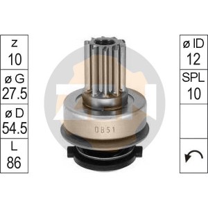 ERA Freilaufgetriebe, Starter ZN0851