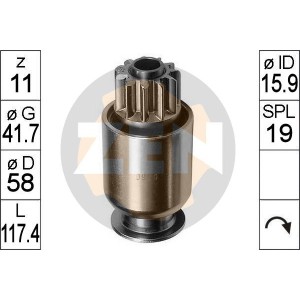 ERA Freilaufgetriebe, Starter ZN0920