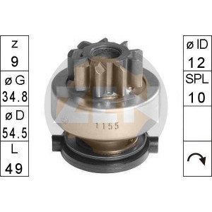 ERA Freilaufgetriebe, Starter ZN1155