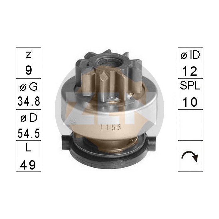 ERA Freilaufgetriebe, Starter ZN1155