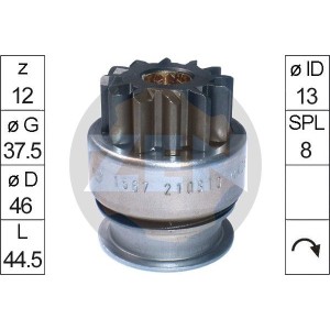ERA Freilaufgetriebe, Starter ZN1567