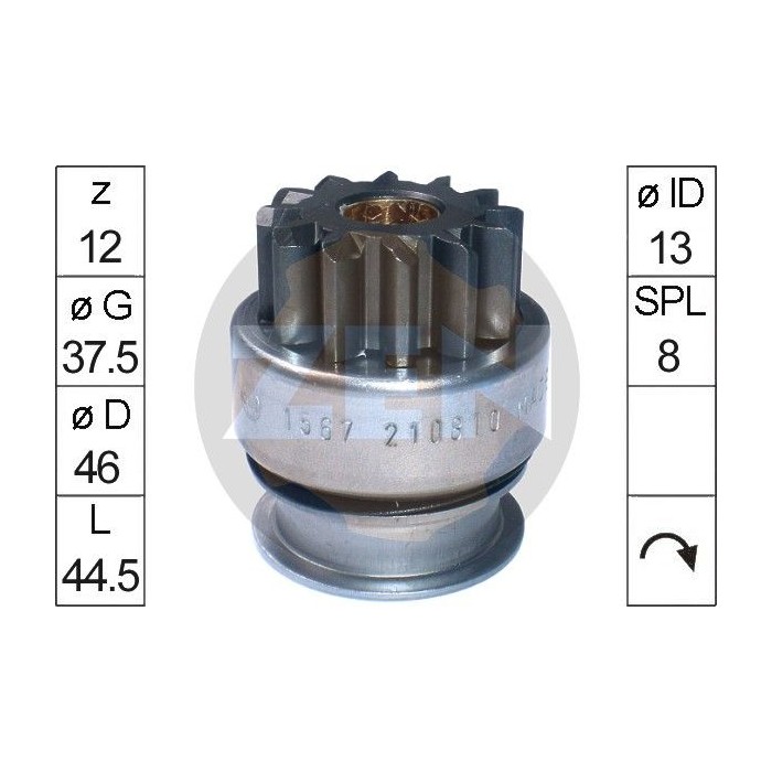ERA Freilaufgetriebe, Starter ZN1567