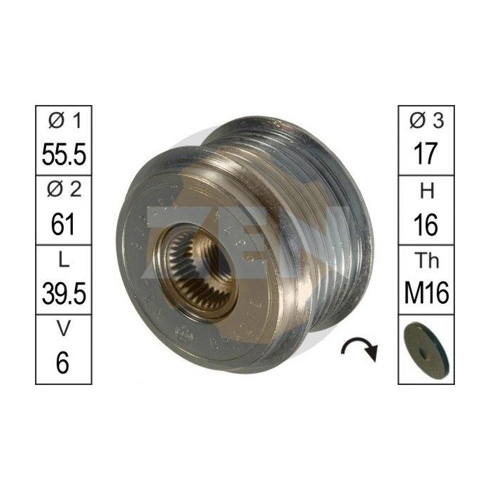 ERA Generatorfreilauf ZN5374