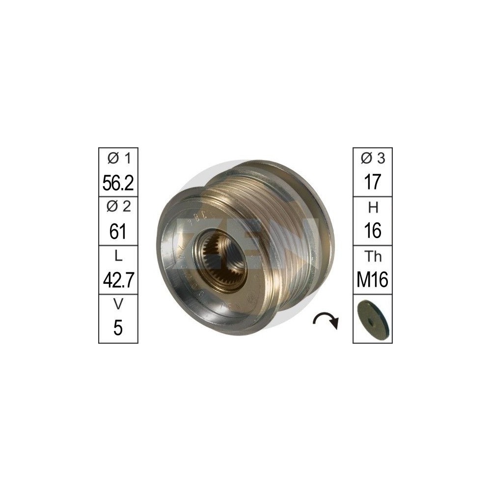 ERA Generatorfreilauf ZN5384