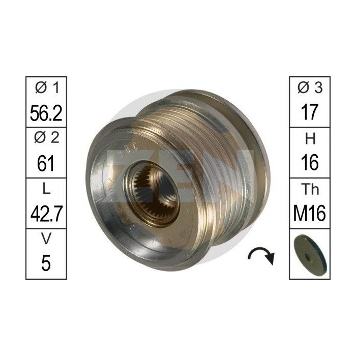 ERA Generatorfreilauf ZN5384