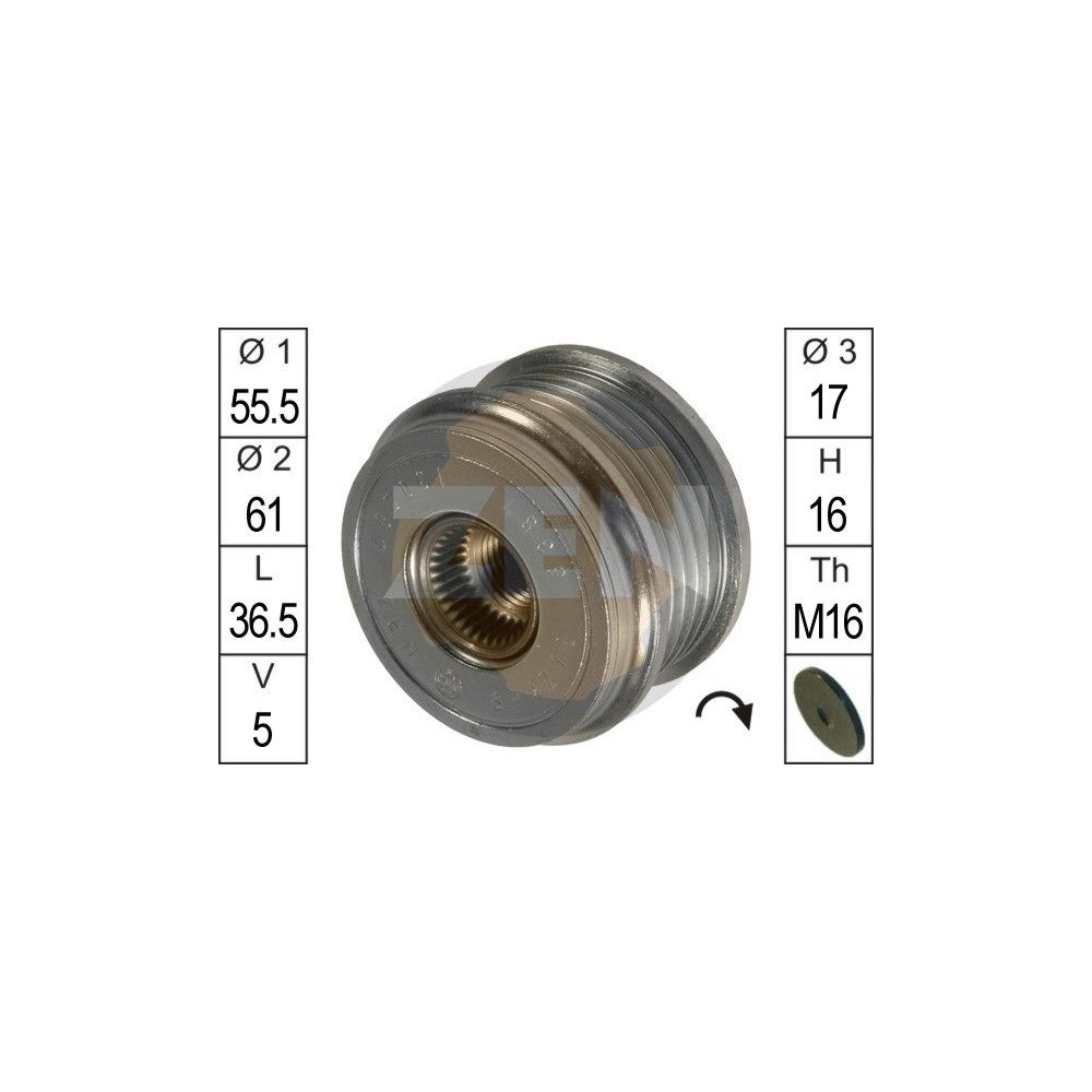 ERA Generatorfreilauf ZN5387