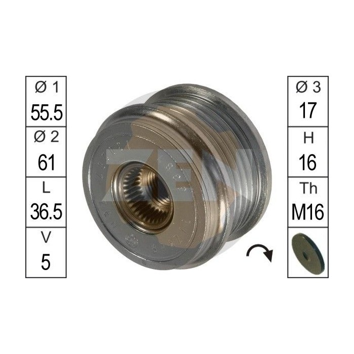 ERA Generatorfreilauf ZN5387