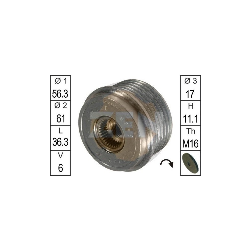 ERA Generatorfreilauf ZN5409