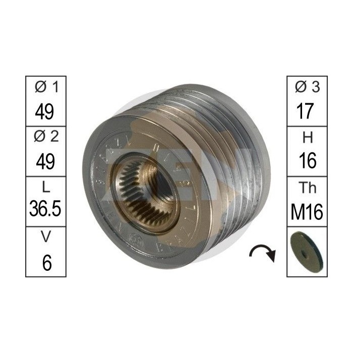 ERA Generatorfreilauf ZN5410