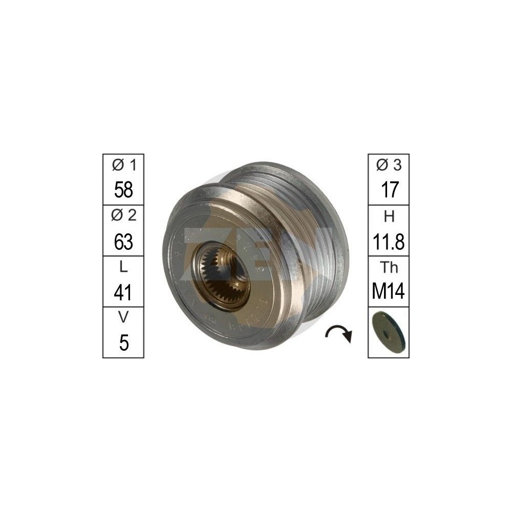 ERA Generatorfreilauf ZN5424