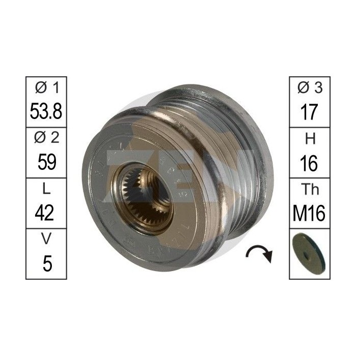 ERA Generatorfreilauf ZN5435