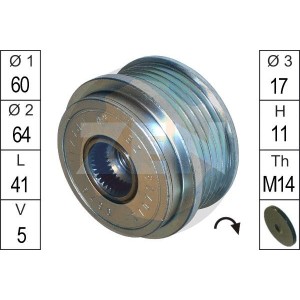 ERA Generatorfreilauf ZN5496