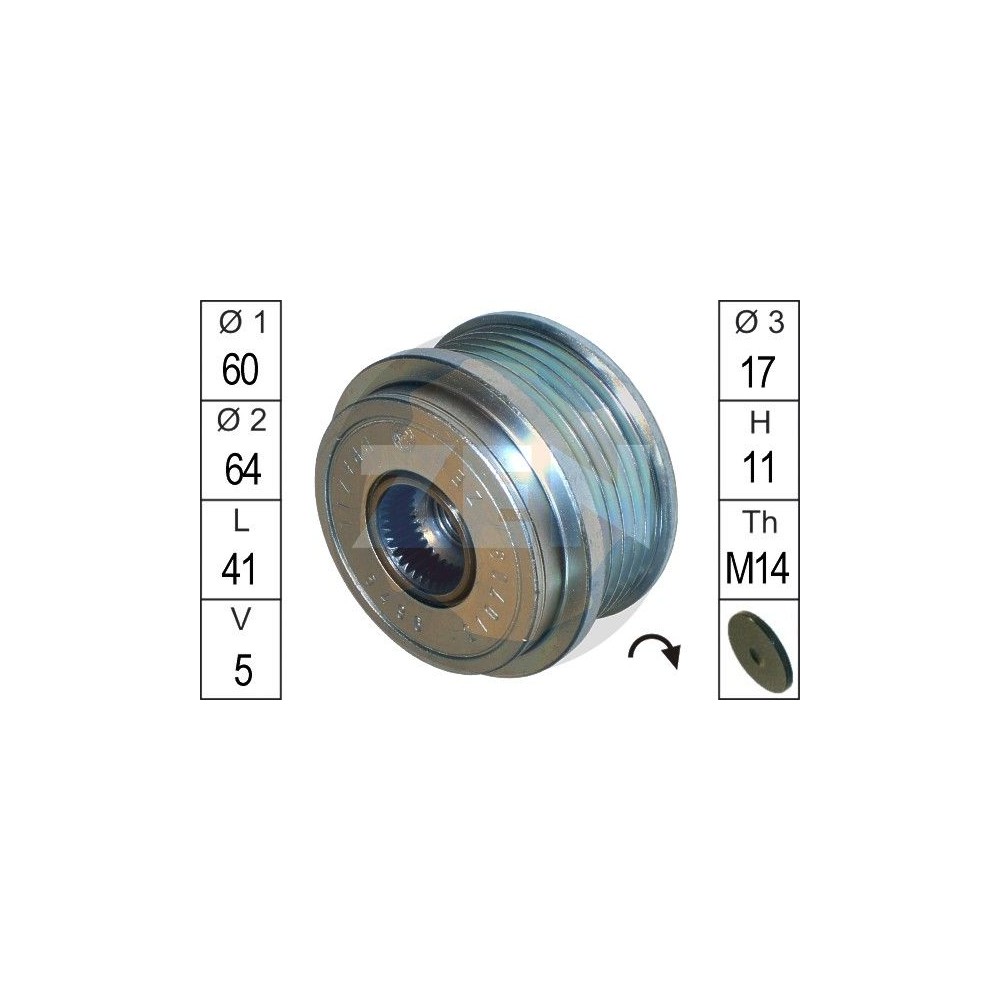 ERA Generatorfreilauf ZN5496